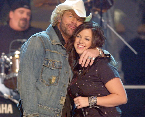 Toby Keith and daughter Krystal during 38th Annual Country Music Awards - Show at Grand Ole Opry Ho...