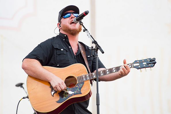 NASHVILLE, TN - JUNE 11:  (EDITORIAL USE ONLY) Luke Combs performs during the 2017 CMA Music Festiv...