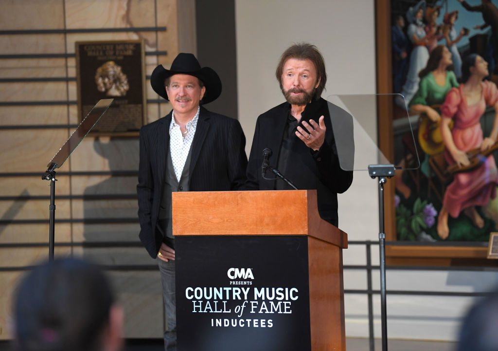 NASHVILLE, TENNESSEE - MARCH 18: Kix Brooks and Ronnie Dunn of Brooks & Dunn attend the CMA Pre...