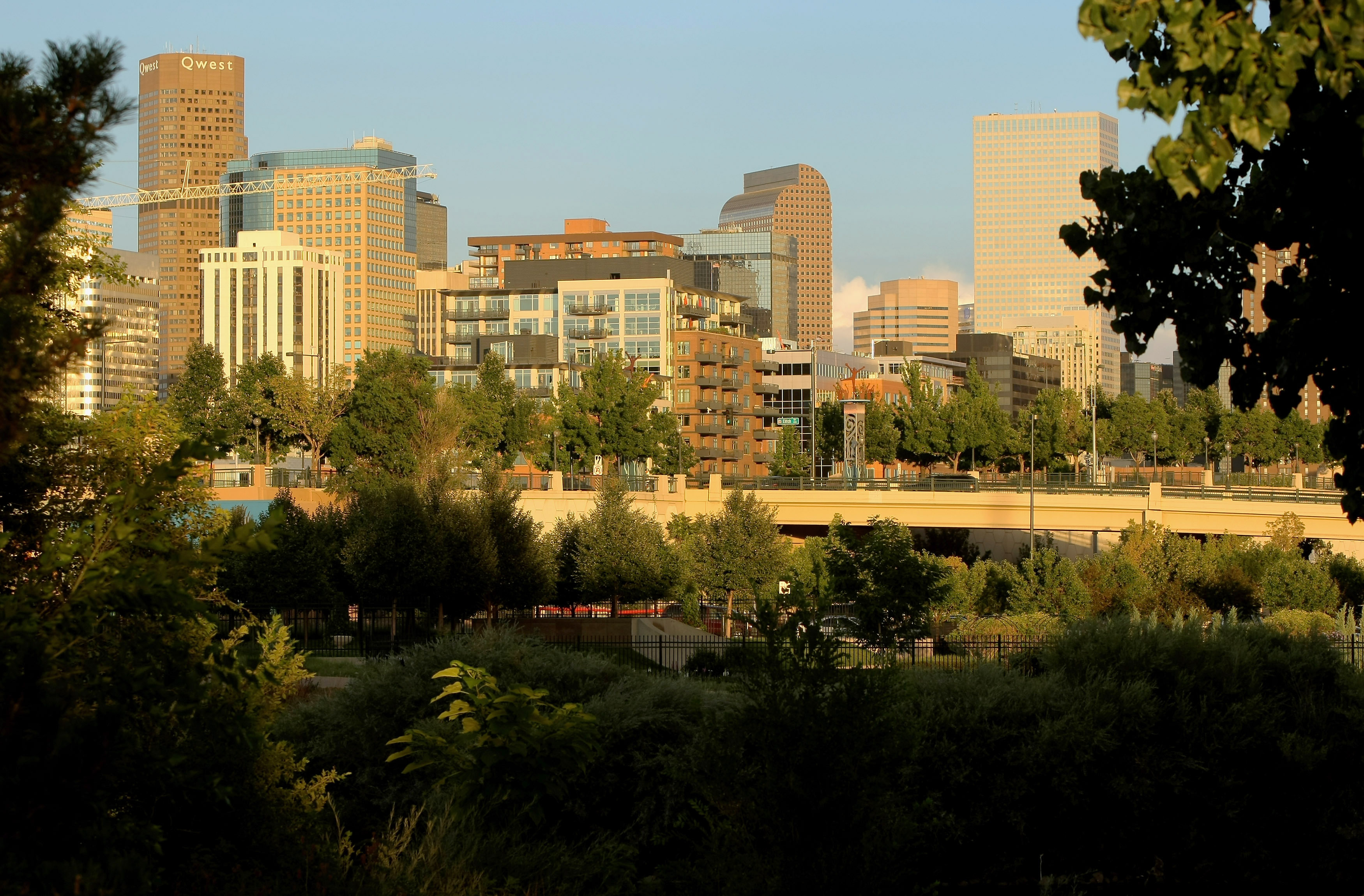 DENVER - AUGUST 12:  A view of the downtown city skyline. (Photo by Doug Pensinger/Getty Images)...