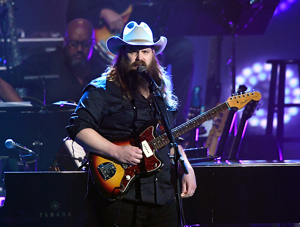 LOS ANGELES, CA - FEBRUARY 08:  Chris Stapleton performs onstage during MusiCares Person of the Yea...