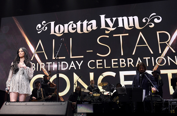 NASHVILLE, TN - APRIL 01:  Kacey Musgraves performs onstage for Loretta Lynn: An All-Star Birthday ...