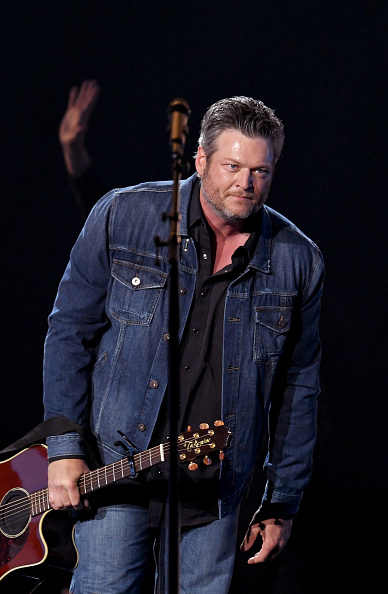 LAS VEGAS, NEVADA - APRIL 07: Blake Shelton performs onstage during the 54th Academy Of Country Mus...