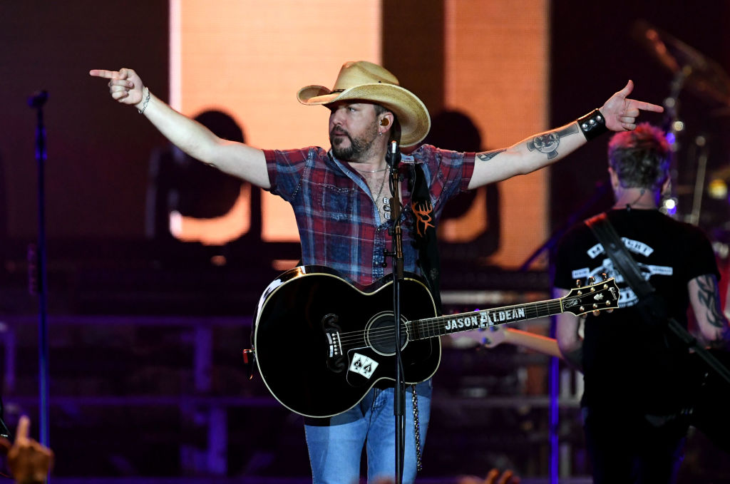 INDIO, CALIFORNIA - APRIL 28: Jason Aldean  (Photo by Kevin Winter/Getty Images for Stagecoach)...