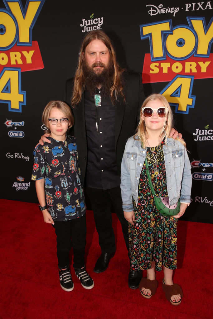 HOLLYWOOD, CA - JUNE 11:  Chris Stapleton and family. (Photo by Jesse Grant/Getty Images for Disney...