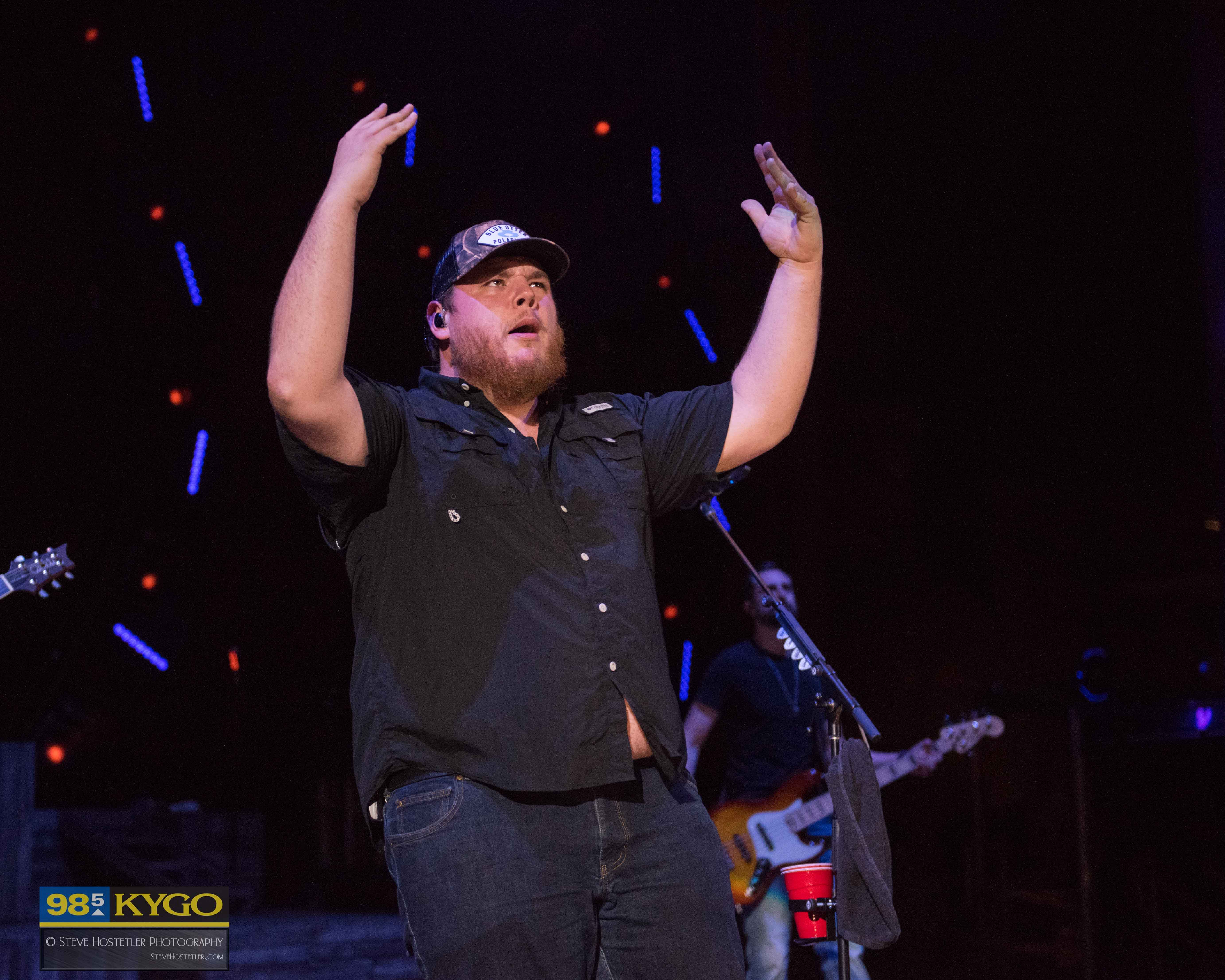 Luke Combs Live at Red Rocks Amphitheater in Morrison Colorado, Sunday May 12, 2019.  © Steve Host...