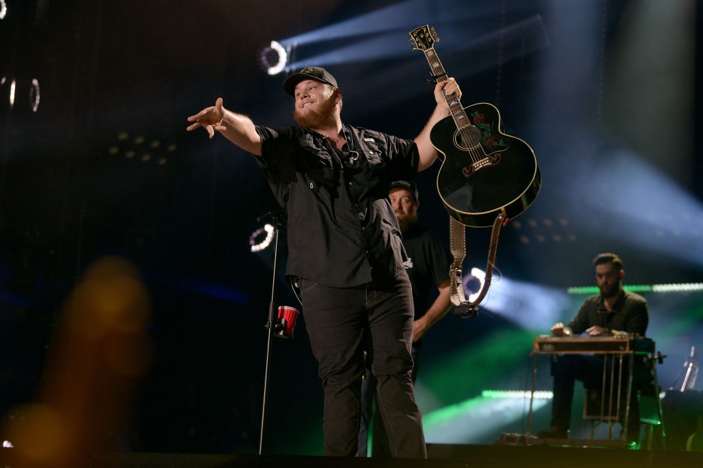 NASHVILLE, TN - JUNE 08:  (EDITORIAL USE ONLY) Luke Combs performs onstage during the 2018 CMA Musi...