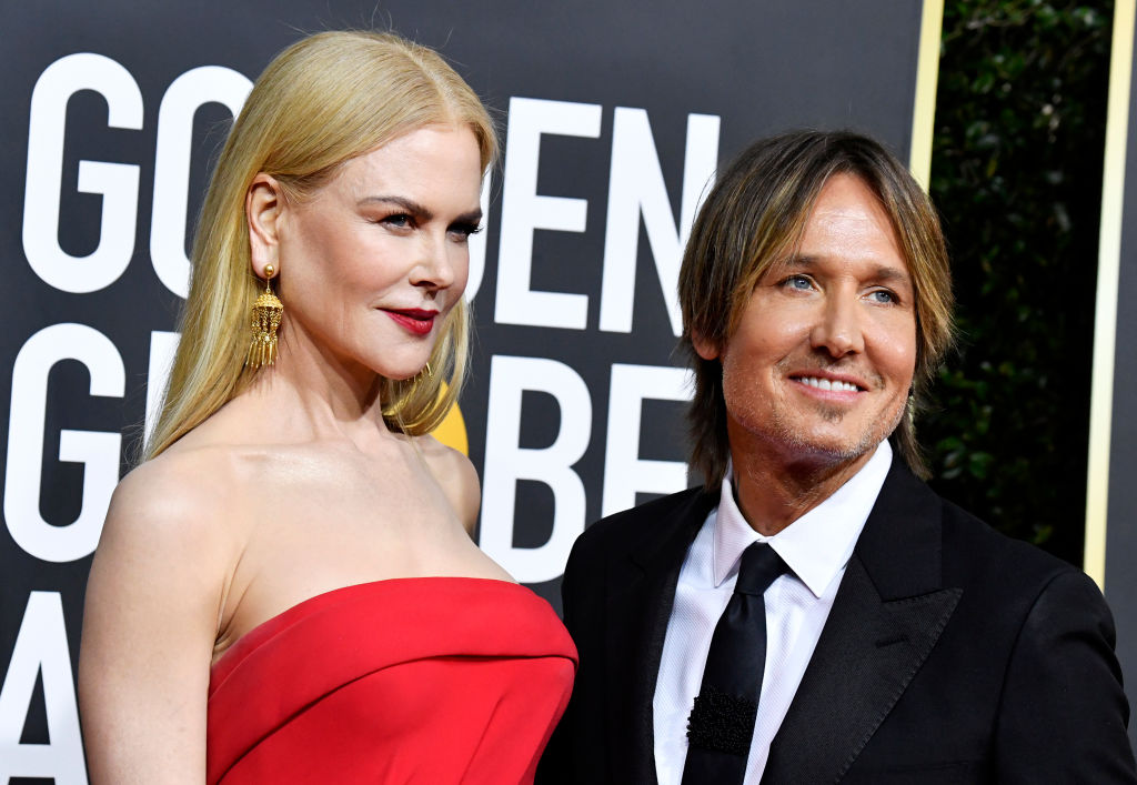 BEVERLY HILLS, CALIFORNIA - JANUARY 05: (L-R) Nicole Kidman and Keith Urban attend the 77th Annual ...