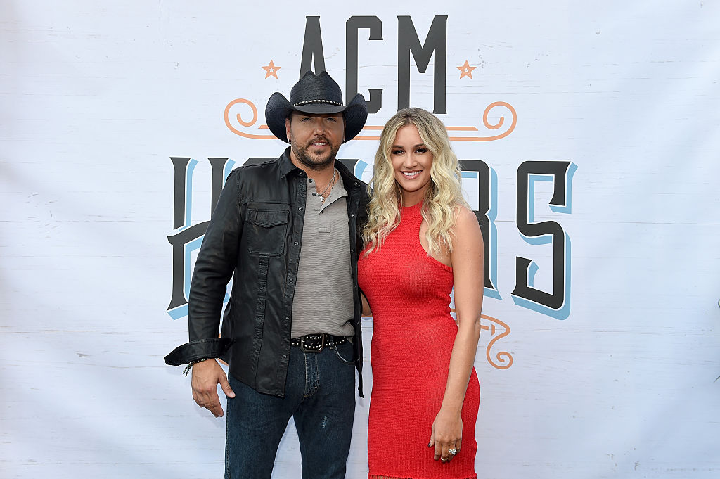 NASHVILLE, TN - AUGUST 30:  Jason Aldean and Brittany Kerr attend 10th Annual ACM Honors at the Rym...