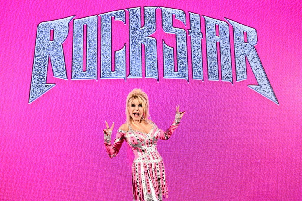 LONDON, ENGLAND - JUNE 29: Dolly Parton attends the Dolly Parton "Rockstar" Album Press Conference ...