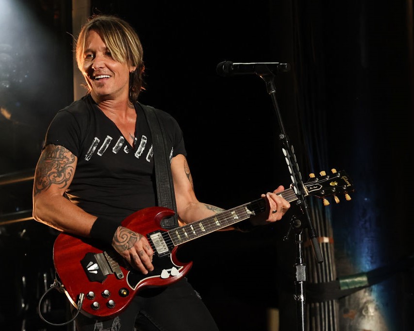 NASHVILLE, TENNESSEE - JUNE 09:  Keith Urban performs on stage during day two of CMA Fest 2023 at N...