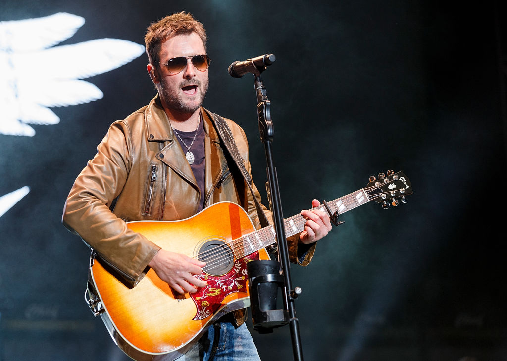 MERRITT, BC - AUGUST 03:  Singer-songwriter Eric Church performs on stage during day 2 of Rockin' R...