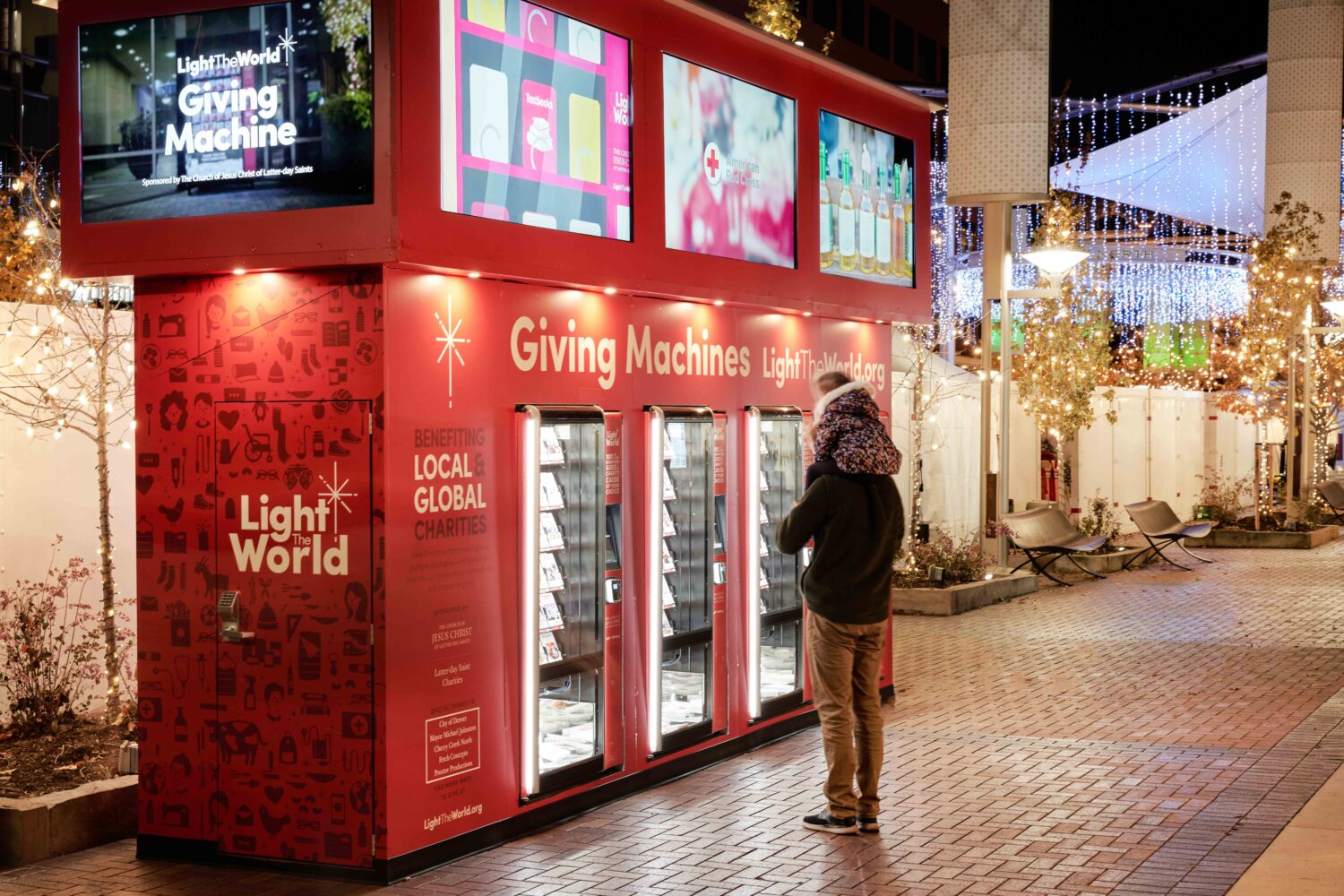 Light the World Giving Machines