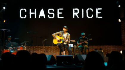 NASHVILLE, TENNESSEE - FEBRUARY 13: Chase Rice performs at Neon Steeple at Chief's on February 13, ...