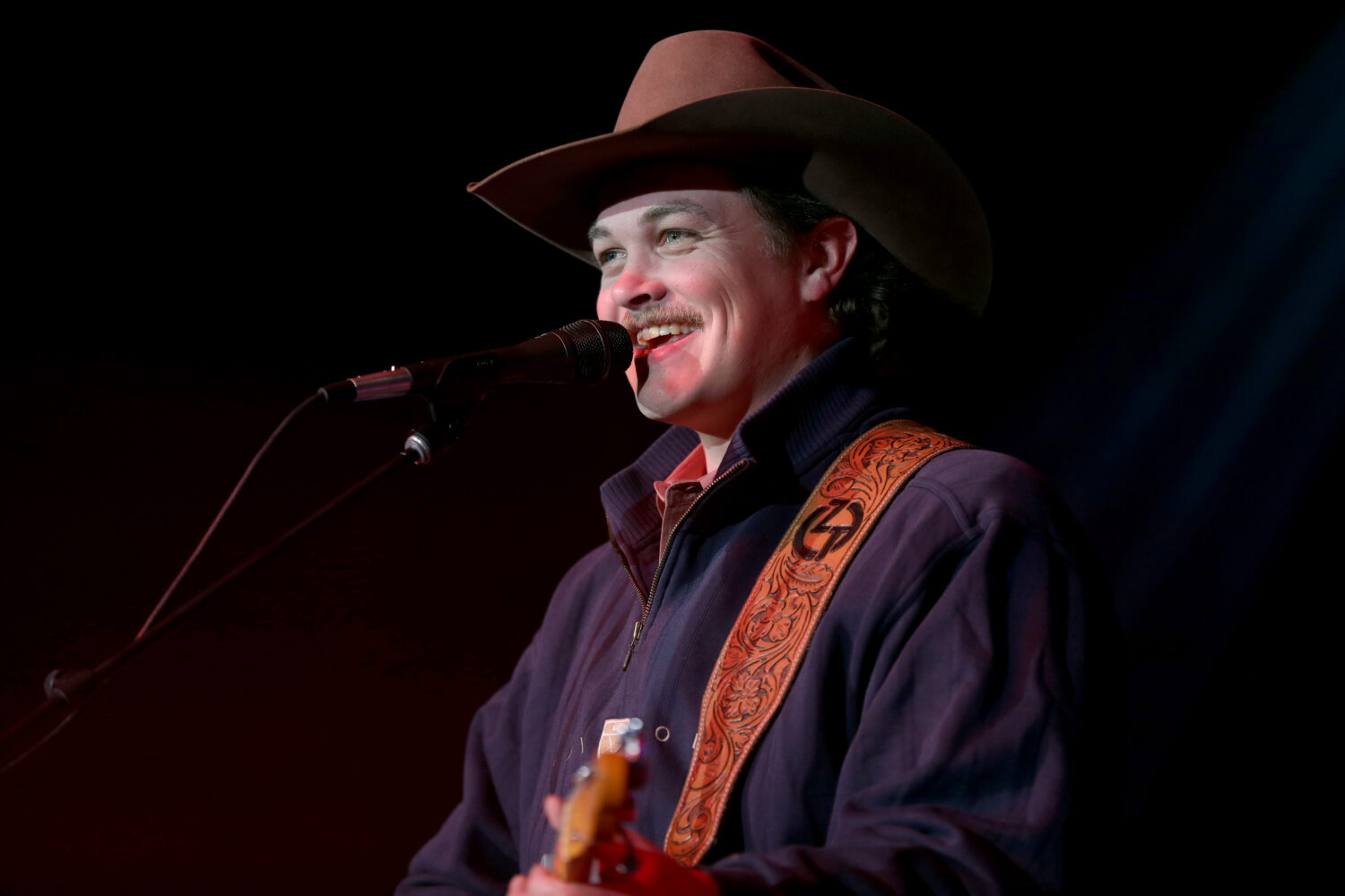NASHVILLE, TENNESSEE - FEBRUARY 21: (EDITORIAL USE ONLY) Zach Top performs onstage for New Faces of...