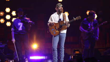 FRISCO, TEXAS - MAY 16: EDITORIAL USE ONLY. Post Malone performs onstage during the 59th Academy of...