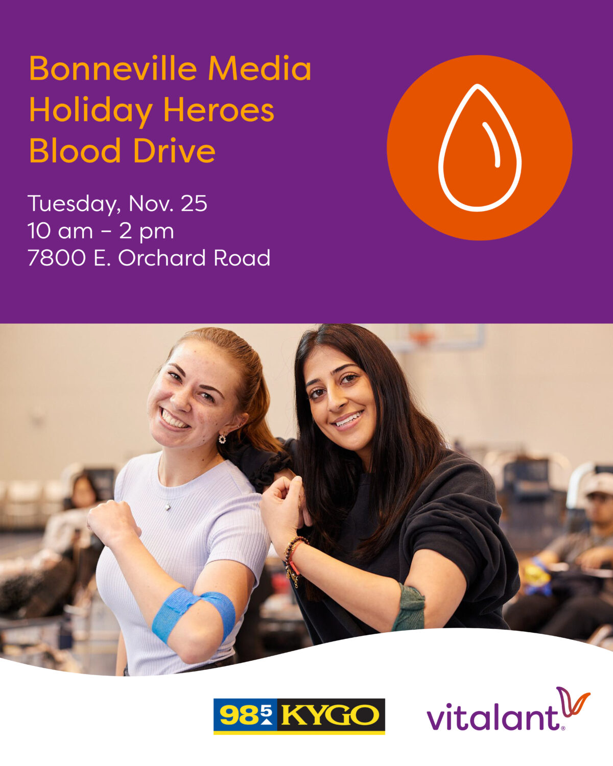 Bonneville Media Holiday Heroes Blood Drive...