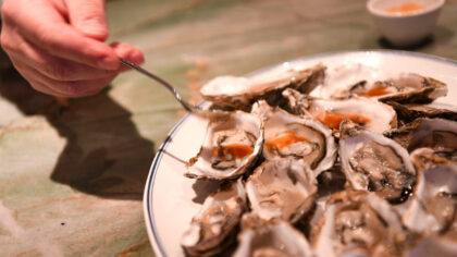 Photo by Antony Jones/Getty Images for Osteria Del Mare...