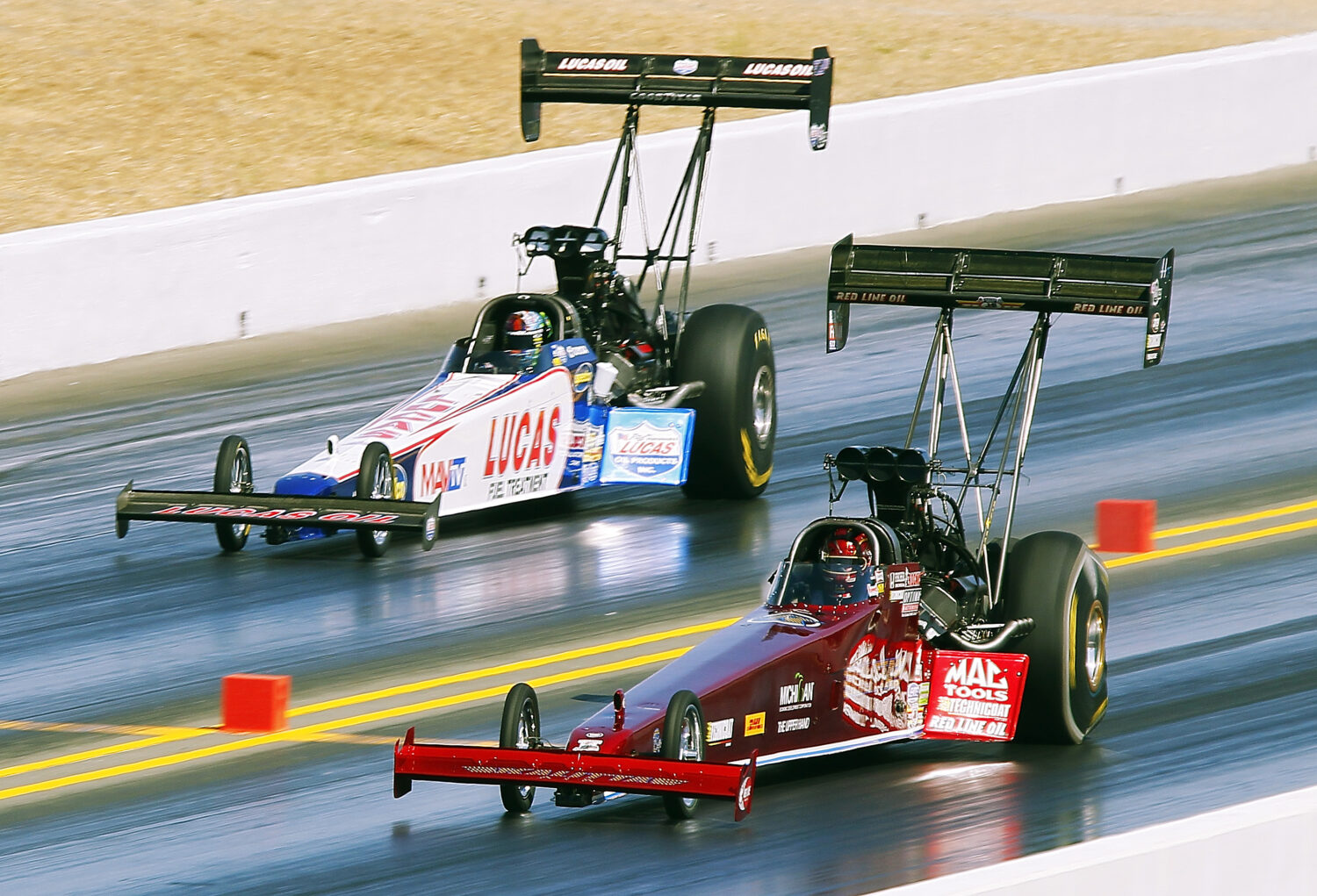 Photo by Brian Bahr/Getty Images for Infineon Raceway...