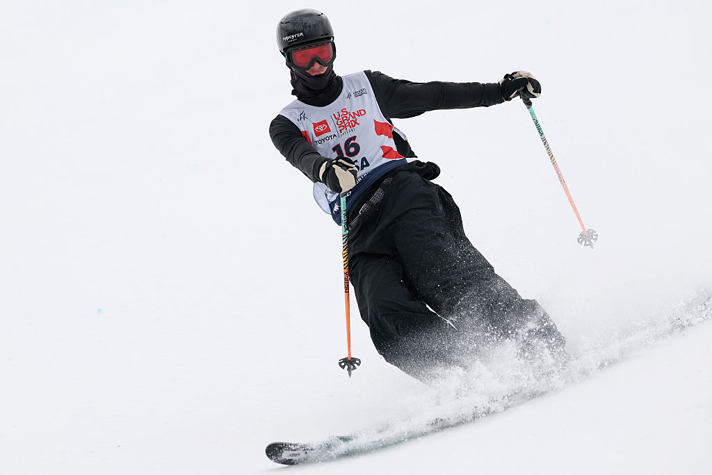 COPPER MOUNTAIN, COLORADO - DECEMBER 20: Ben Fethke of the United States reacts while competing in ...