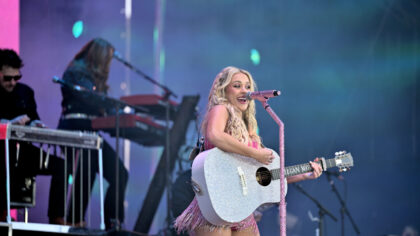 INDIANAPOLIS, INDIANA - APRIL 05: Megan Moroney performs onstage for the Capital One JamFest during...