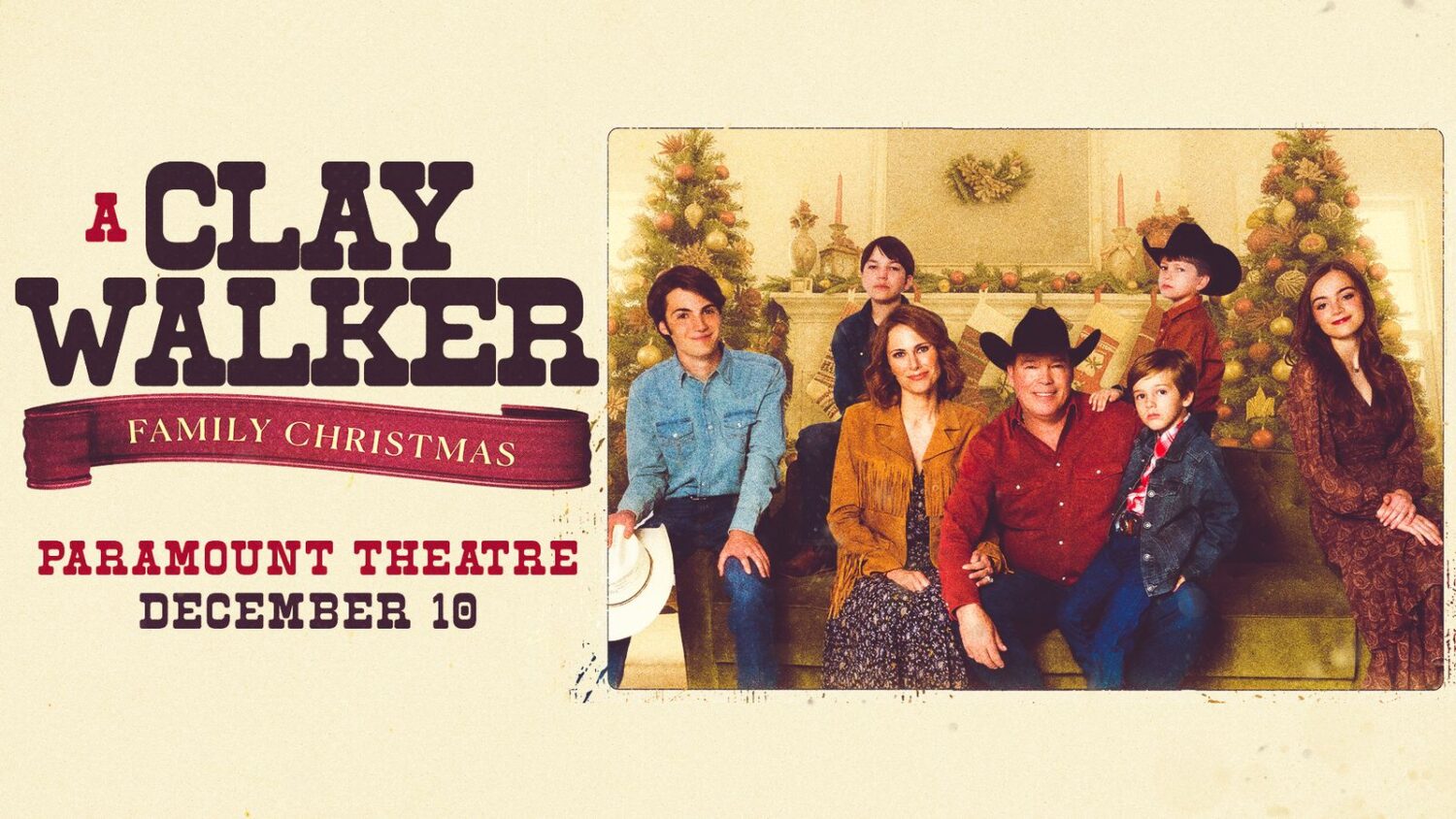 A Clay Walker Family Christmas at Paramount Theatre - 98.5 KYGO