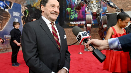 BROOKLYN, NEW YORK - JUNE 05:  Peter Cullen attends the US Premiere of Paramount Pictures' "Transfo...