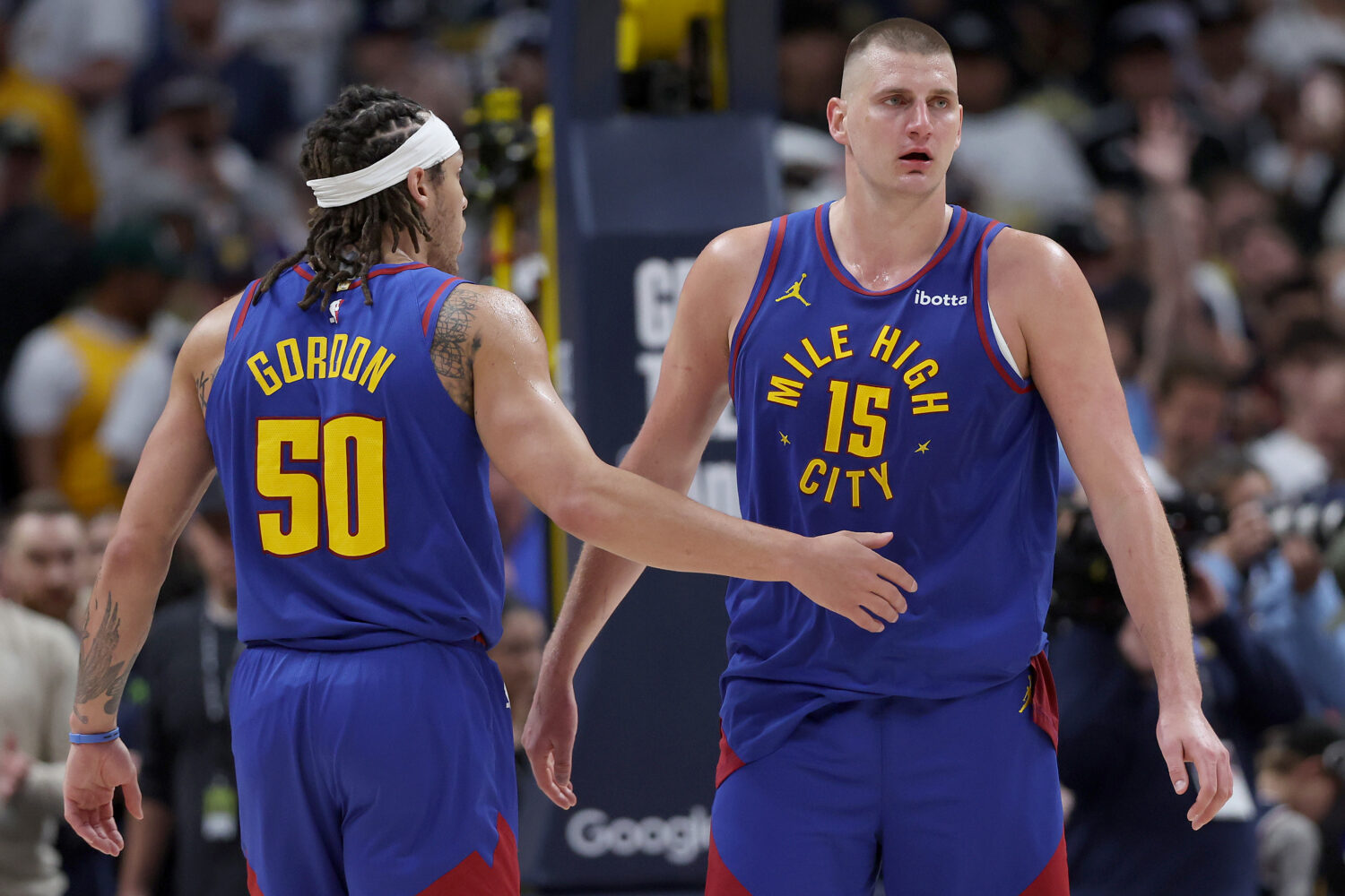 Nikola Jokic and Aaron Gordon...